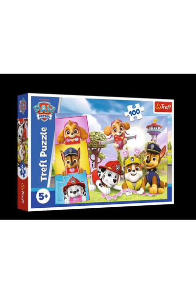 Trefl Puzzle 100 piese, Trefl, Patrula Cățelușilor