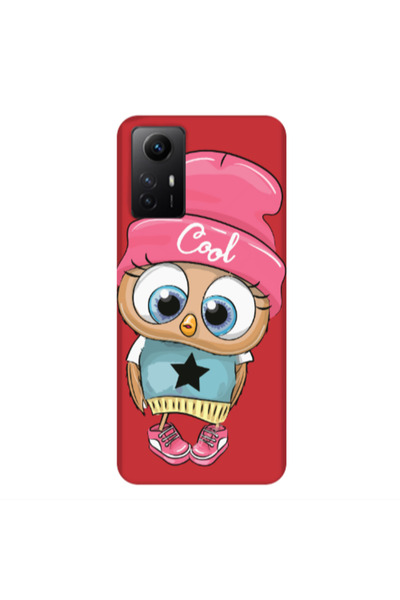 Other Xiaomi Redmi Note 12s Cool Star Red Colored Silicone TPU Θήκη