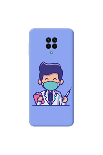 Other Xiaomi Redmi Note 9 Pro Specialist Doctor Light Purple Colored Silicone...