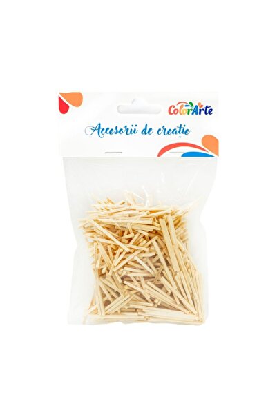 MC Micostore Accesorii creatie - lemn - betisoare mici chibrit, natur, set 40...