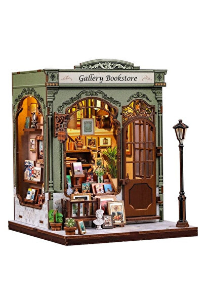 OEM Miniatură Librarie Gallery Bookstore – set de modelism DIY 20×16 cm