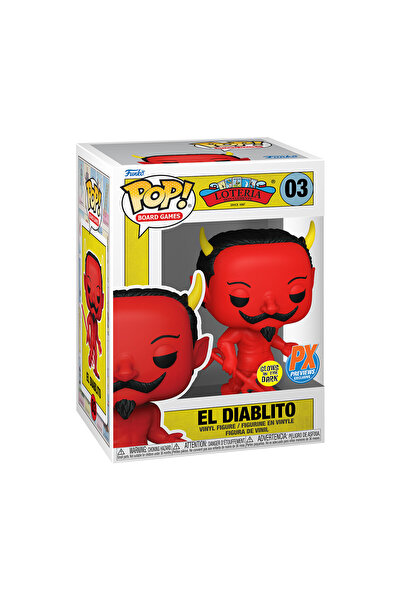 OEM Figurina Funko POP Loteria 3 El Diablito GLOW, multicolor, 9cm, set colec...