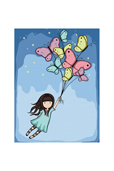 OEM Figurina Ideyka Santoro Kids multicolor 30x40cm set pictura pe numere