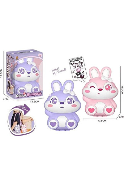 OEM Rucsac jucarie/figurina Merkpol Rabbit Backpack, cu set de frumusete surp...