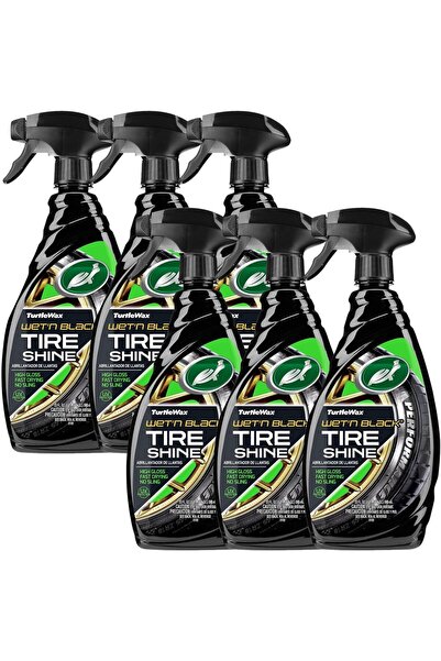 Turtle Wax Wet'n Black Ultra Wet Tire Shine 23 oz. (6 Pack)