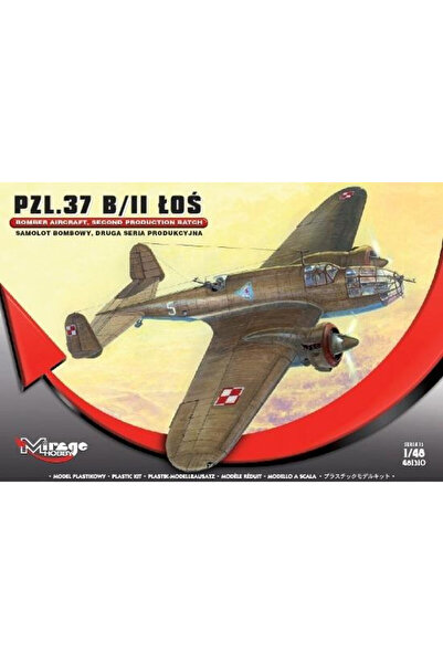 OEM Model din plastic PZL-37B al Polonei la scară 1:48 - Mirage Hobby