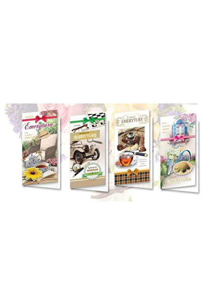 OEM Carnet DL De Lux cu sclipici și aurire Top Graphic (10 buc.)