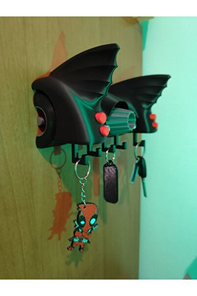 Eva Prints Cuier pentru chei Batmobile, organizator perete, suport chei auto,...