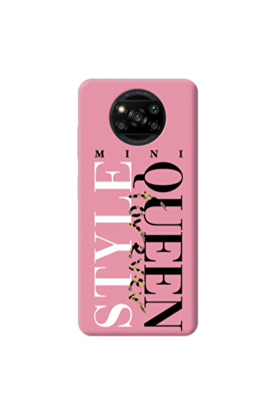Other Xiaomi Poco X3 /X3 Pro Mini Quen Forever Pink Colored Silicone TPU Θήκη