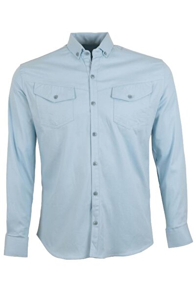Modarar Men's Shirt Double Pocket Cotton Armor Fabric Rar01427