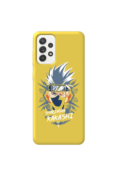 Other Samsung A52 Anime Mangoo Yellow Colored Silicone TPU Θήκη