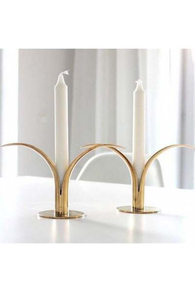 Ashredh Store Elegant Iron Candle Holder 1 Piece