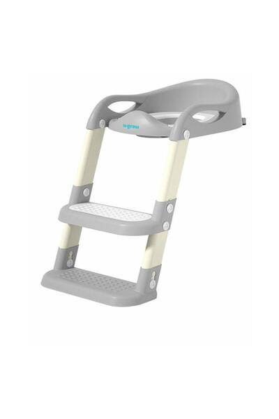 U-Grow Kids Toilet Trainer with Step, 2+ Years, Grey