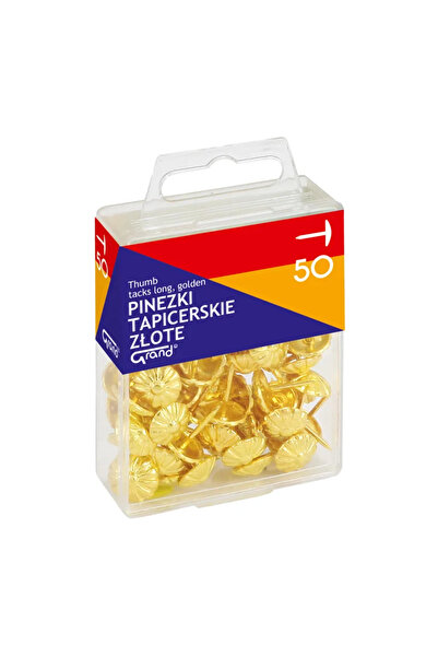 MC Micostore Upholstery tacks Grand 110-1482, 15mm, gold, blister 50 pcs