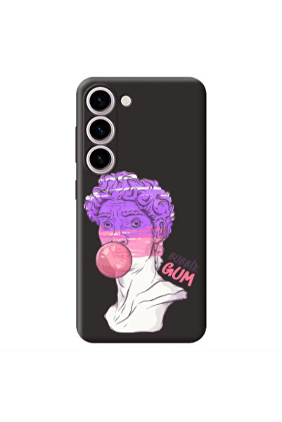 Other Samsung S23 Pin Bubble Black Colored Silicone TPU Θήκη