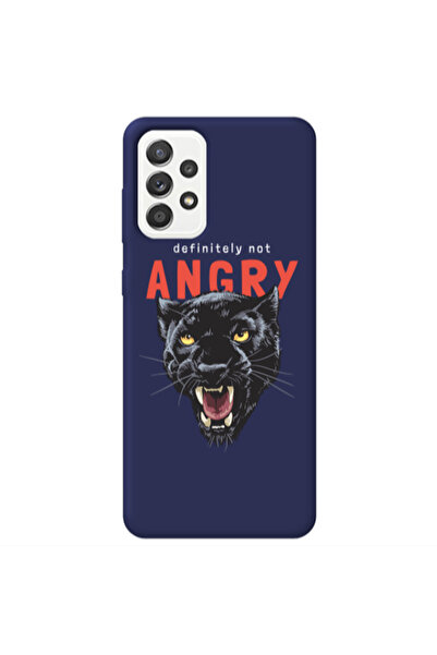 Other Samsung A52 Pointed teeth Dark blue Colored Silicone TPU Θήκη