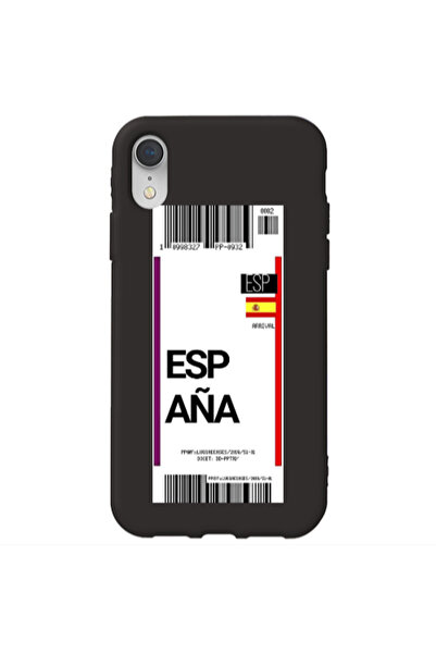 Other Apple iPhone Xr Espana Arrival Black Colored Silicone TPU Θήκη