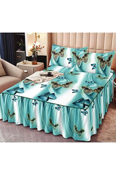Truva Home Finet Pucioasa Linen | 3 Pieces with Fitted Sheet with Stretchy an...