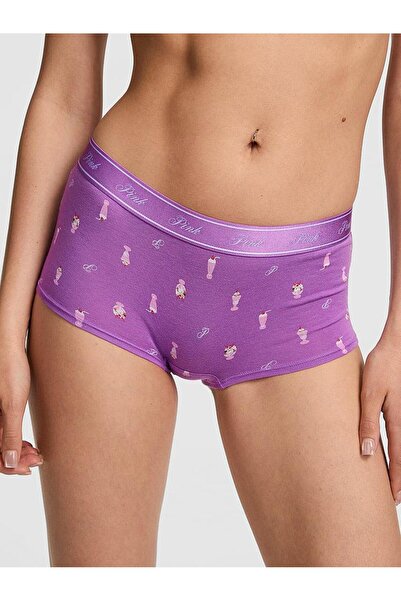 PINK Logolu Pamuklu Boyshort Külot