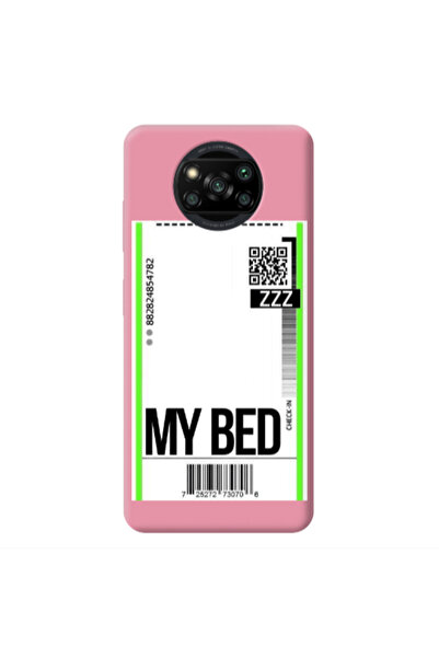 Other Xiaomi Poco X3 /X3 Pro My Bed ZZZ Pink Colored Silicone TPU Θήκη