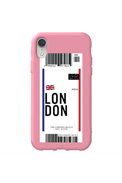 Other Apple iPhone Xr London Arrival Pink Colored Silicone TPU Θήκη