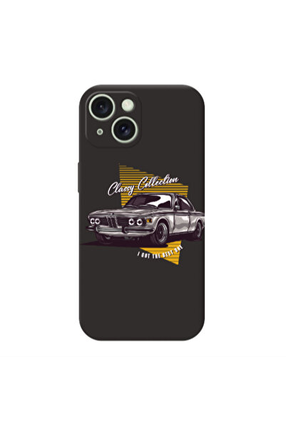 Other Apple iPhone 15 Classy Collection Black Colored Silicone TPU Θήκη
