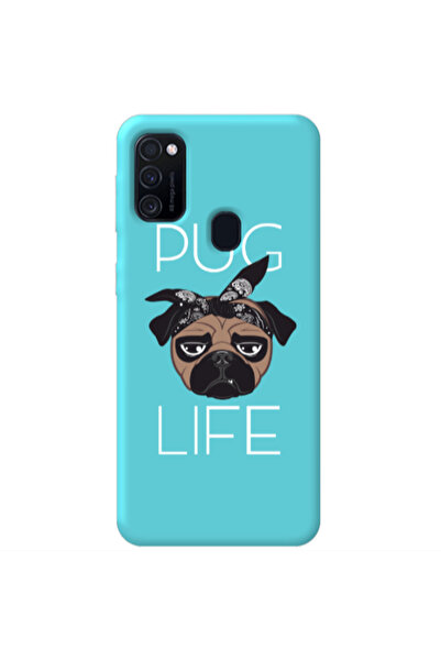 Other Samsung M21 Pug Life Turquoise Colored Silicone TPU Θήκη