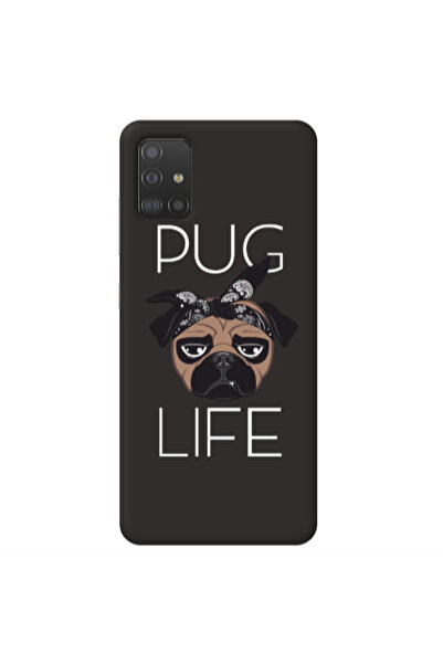 Other Samsung M31S Pug Life Black Colored Silicone TPU Θήκη