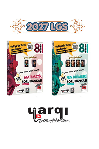 Yargı Yayınları Yargı 8.Sınıf Son Tur Matematik - Fen Bilimleri Soru Bankası ...