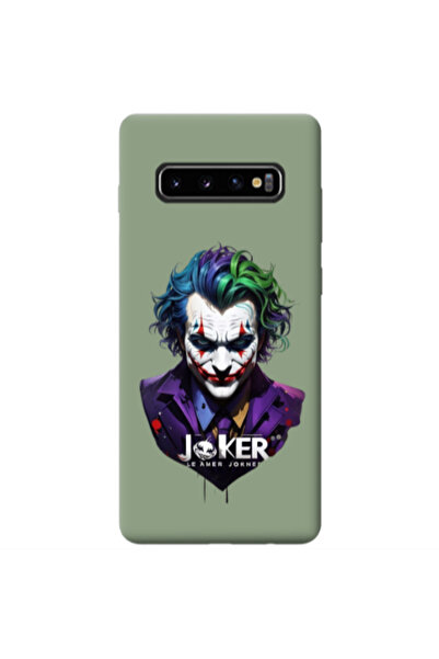 Other Samsung S10 Le amer Joker Light Green Colored Silicone TPU Θήκη