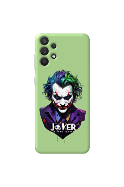 Other Samsung A32 4G Le amer Joker Light Green Colored Silicone TPU Θήκη