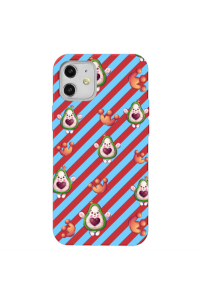 Other Apple iPhone 12 king avocado Red Colored Silicone TPU Θήκη