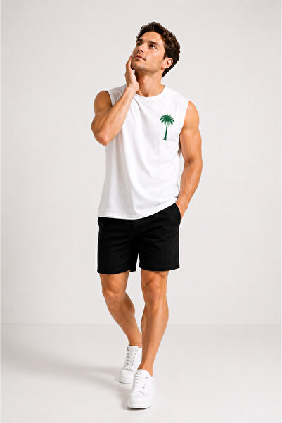 Rabona Fashion Saudi Palm Sleeveless Tank Top