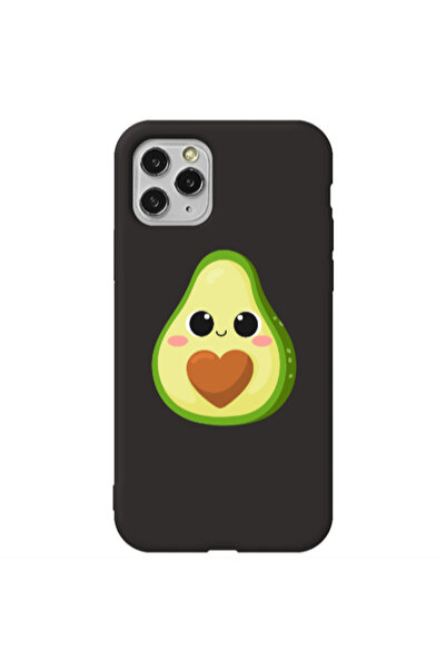 Other Apple iPhone 11 Pro Baby avocado Black Colored Silicone TPU Θήκη