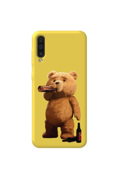 Other Samsung A70 Beer Time Yellow Colored Silicone TPU Θήκη