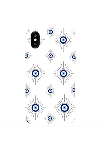 Other Apple iPhone Xs Max Bright eye Black Colored Silicone TPU Θήκη