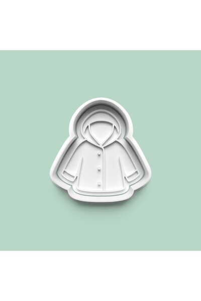 AKTASTORE Winter Coat Themed Cookie Mold and Sugar Dough Mold 0975-2