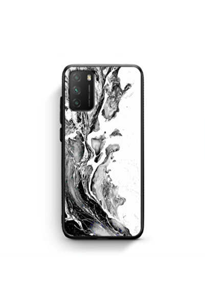 Other Xiaomi Poco M3 Marble River Black Glossy Θήκη