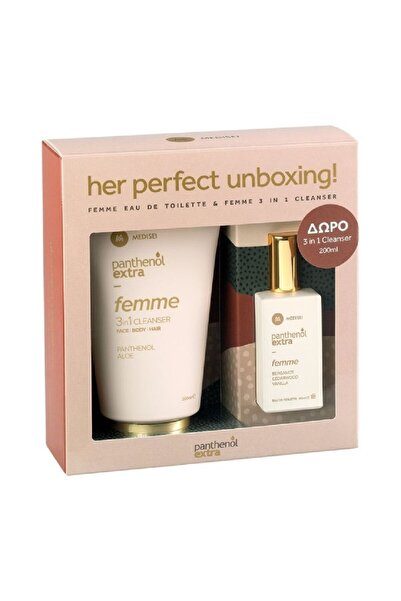 Panthenol extra |   Προμο Φάμε EDT 50ml &amp;   ΔΩΡΟ Femme 3 σε 1 Καθαριστικό...