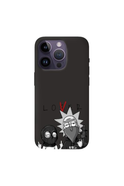 Other Apple iPhone 14 Pro Rick Loser Black Colored Silicone TPU Θήκη