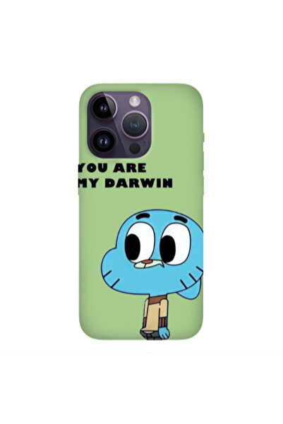 Other Apple iPhone 14 Pro Max You are my darwin Light Green Colored Silicone ...