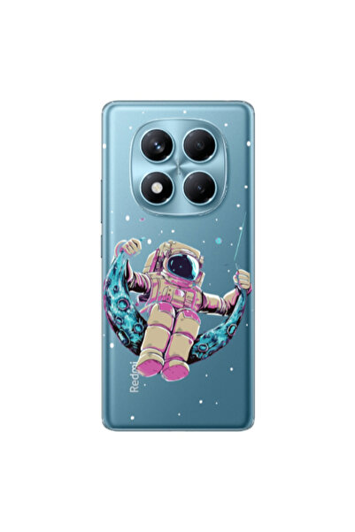 Other Xiaomi Redmi Note 14 Pro Astronaut swinging on the moon Transparent Sil...