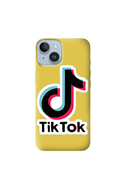 Other Apple iPhone 14 Plus Tik Tok Yellow Colored Silicone TPU Θήκη