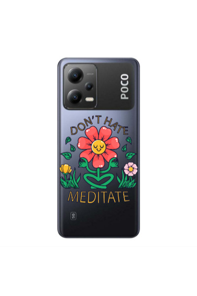 Other Xiaomi Poco X5 Meditate Transparent Silicone TPU Θήκη