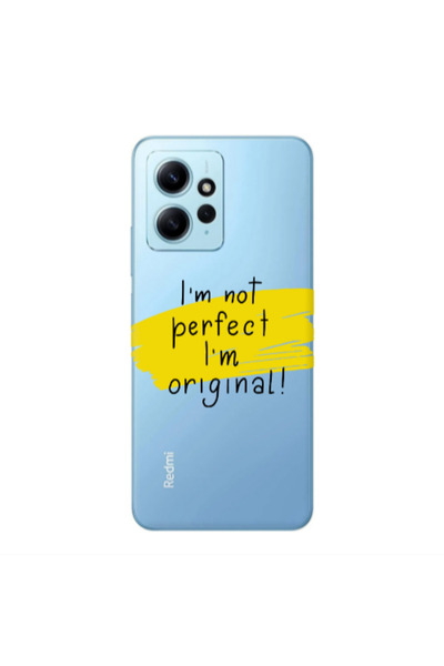 Other Xiaomi Redmi Note 12 4G I m not perfect Transparent Silicone TPU Θήκη
