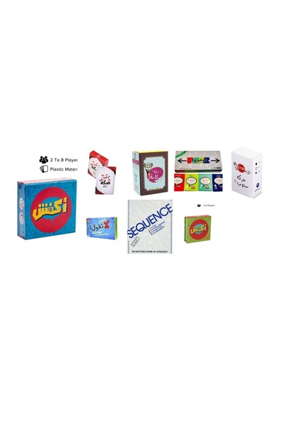 Generic مجموعة ألعاب حفلات ممتعة مكونة من 8 قطع