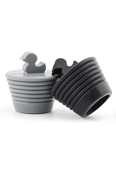 Arabest 2 Pack Cute Duck Silicone Bathtub Stopper,Universal Drain Plug for Ba...