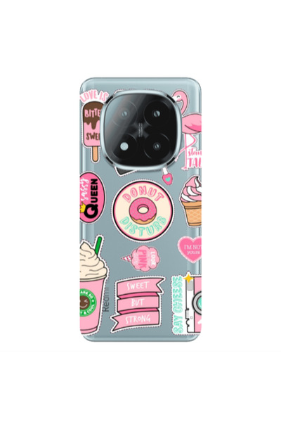 Other Xiaomi Redmi Note 14 Pro + 5g Donut disturb Transparent Silicone TPU Θήκη