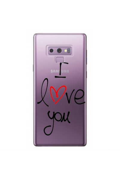 Other Samsung Note 9 i love you Transparent Silicone TPU Θήκη