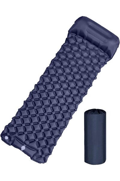 bilteknik Ultra Hafif Kendinden Pompası olan Şişme Kamp Yatağı 195x60x5 cm | ...